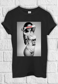 Sexy Finger Girl Censored USA T shirt Men Women Unisex 592 Unisex