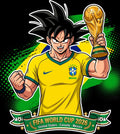 brazil World Cup Football DTF Iron On Heat Transfer Unisex Soccer T shirt Unisex