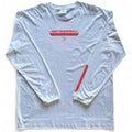 AND1 Basketball Long Sleeve White Tee Excellent Condition Oversized XL 25x28.5 Unisex