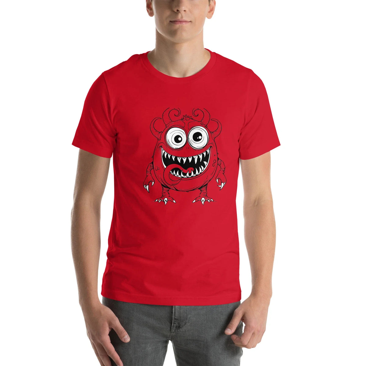 Funny Cute Monster Unisex Stylish Good Mood Unisex