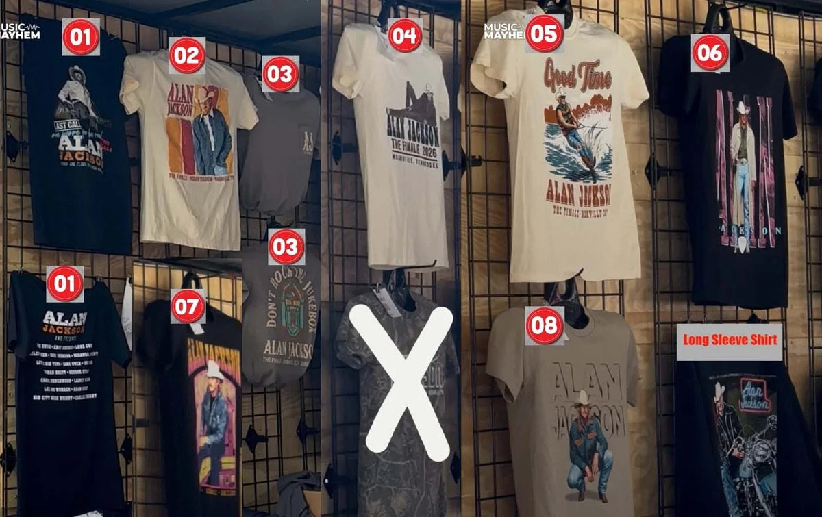 Alan Jackson Nissan Stadium Nashville June 27th 2026 Tour Merch, T-shir reprint Unisex