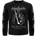 Nargaroth "Black Metal ist Krieg" Long Sleeve Black mayhem bathory Unisex