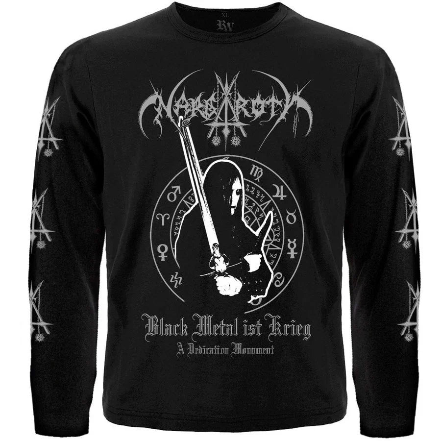 Nargaroth "Black Metal ist Krieg" Long Sleeve Black mayhem bathory Unisex