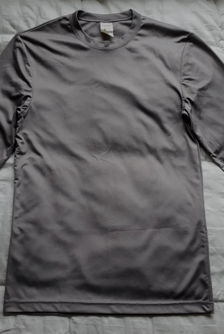 Hanes Gray Sport Men's FreshIQ Cool DRI Jersey S Unisex