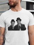 Laurel And Hardy Comedy Vintage Duo - Classic Retro Film Fan Gift Tee Unisex