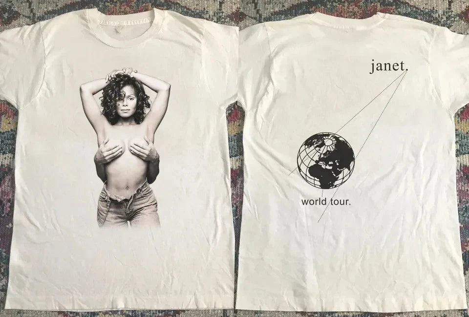 1993 JANET JACKSON World Tour Topless Unisex