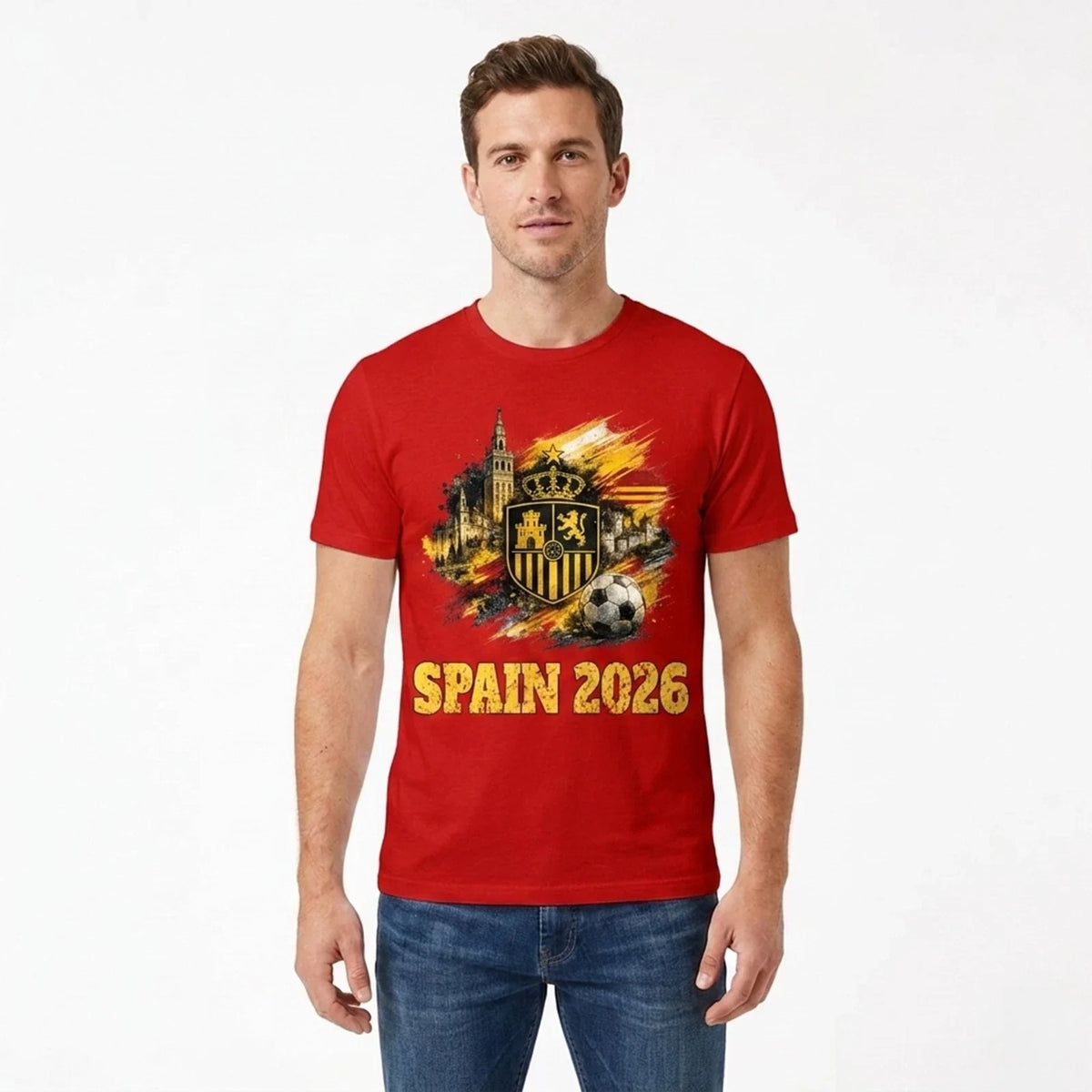 USA World Football Spain 26 Fan Pride Supporter Winner Official Men's Unisex
