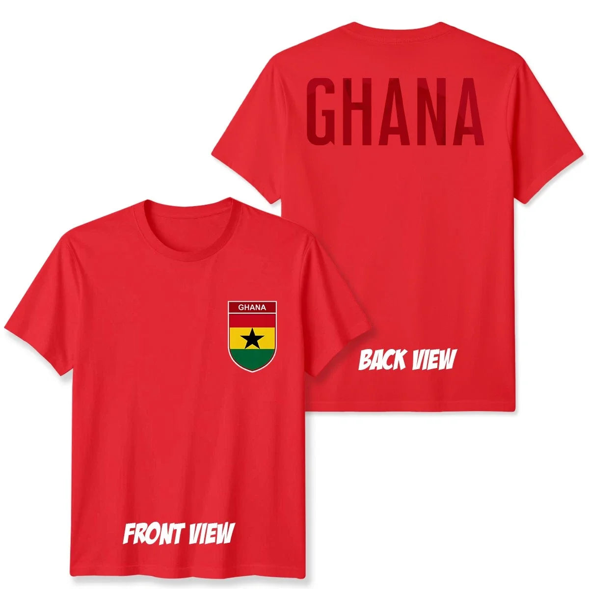 Ghana Football Unisex Kids Country Pride Soccer Tee #WC Unisex