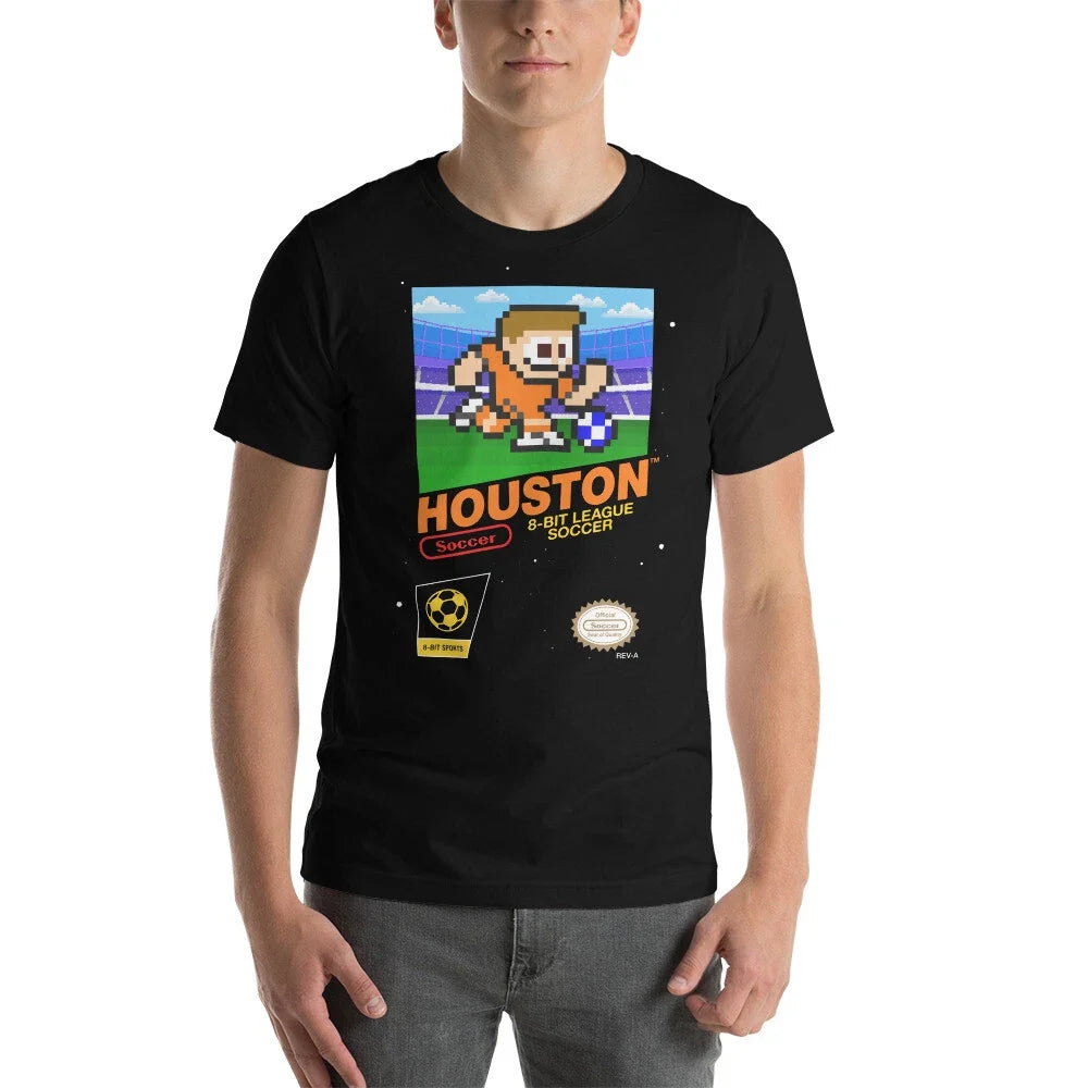 Houston Dynamo FC 8-bit Retro NES League Soccer Football Club Jersey Kit Unisex
