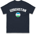 Uzbekistan football T Shirt,Personalised football Tee,Custom Name and Number Top Unisex