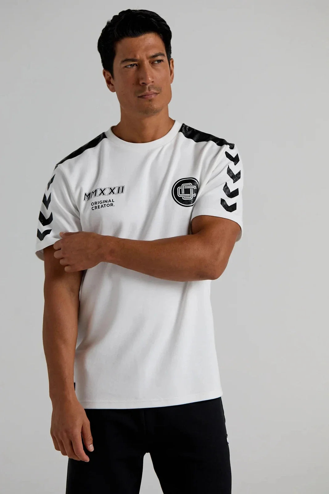 Football – Optic White | Men’s Oversized Cotton Jersey Tee Unisex