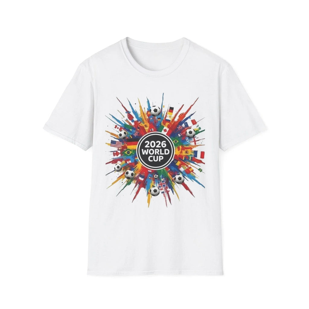 2026 World Cup burst design | Soccer flags, soccer balls Unisex
