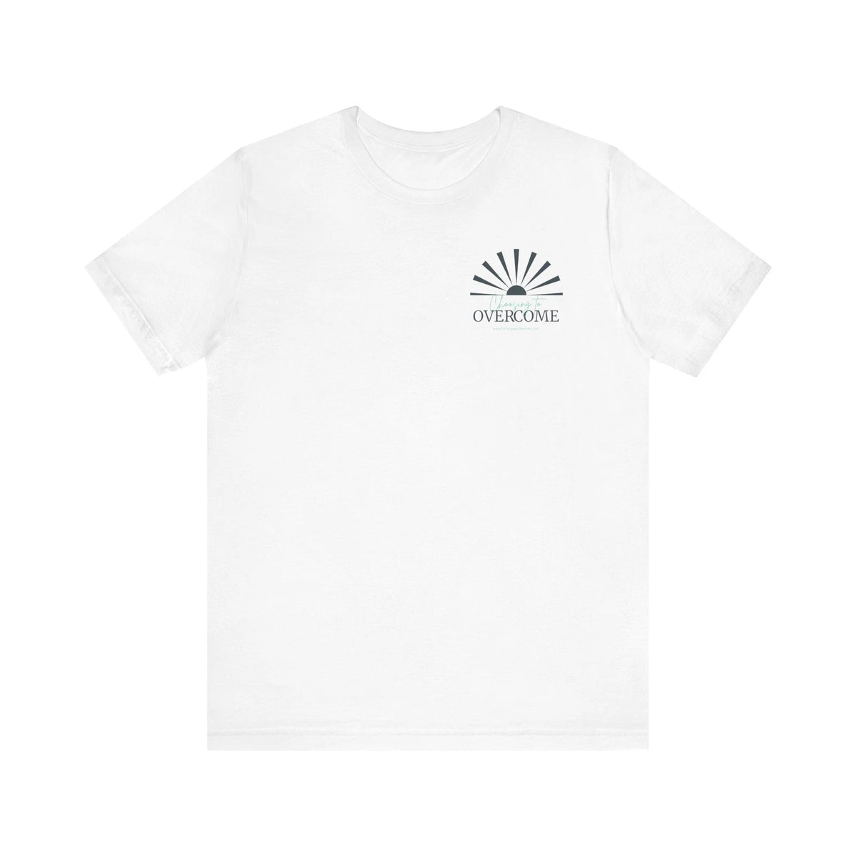 Inspiring Unisex Tee - Overcome, Motivational Shirt, Gift for Encouragement,