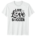 Live Love Soccer Sports Fan Soccer Gift For Him And Her Unisex
