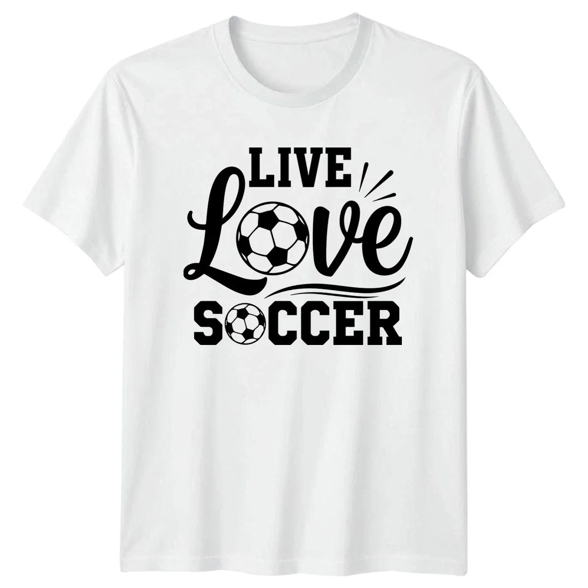 Live Love Soccer Sports Fan Soccer Gift For Him And Her Unisex