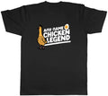 Personalised Chicken Legend Protein Egg Lover Mens Tee Gift Top Unisex