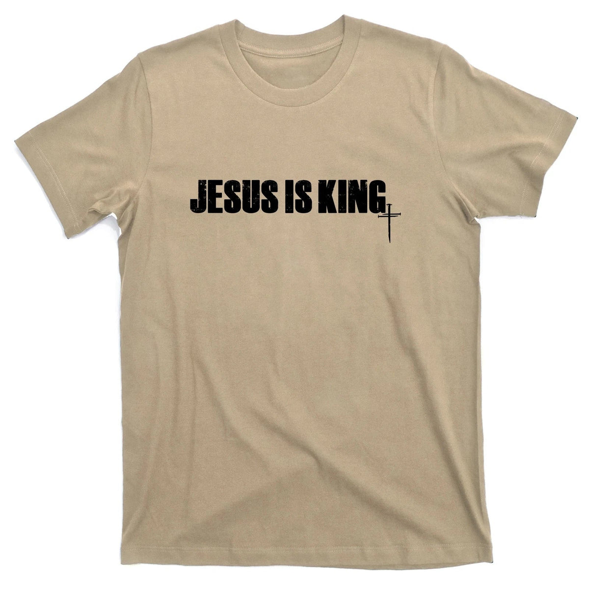Jesus Is King Simple King Of Kings 3 Nails Cross Redeemed Collection Unisex