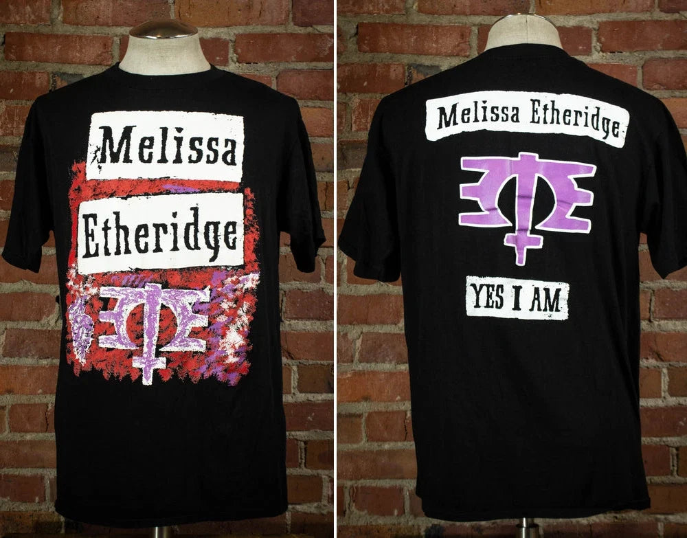 Vintage 1993 Melissa Etheridge Yes I Am Concert T Shirt Unisex Unisex