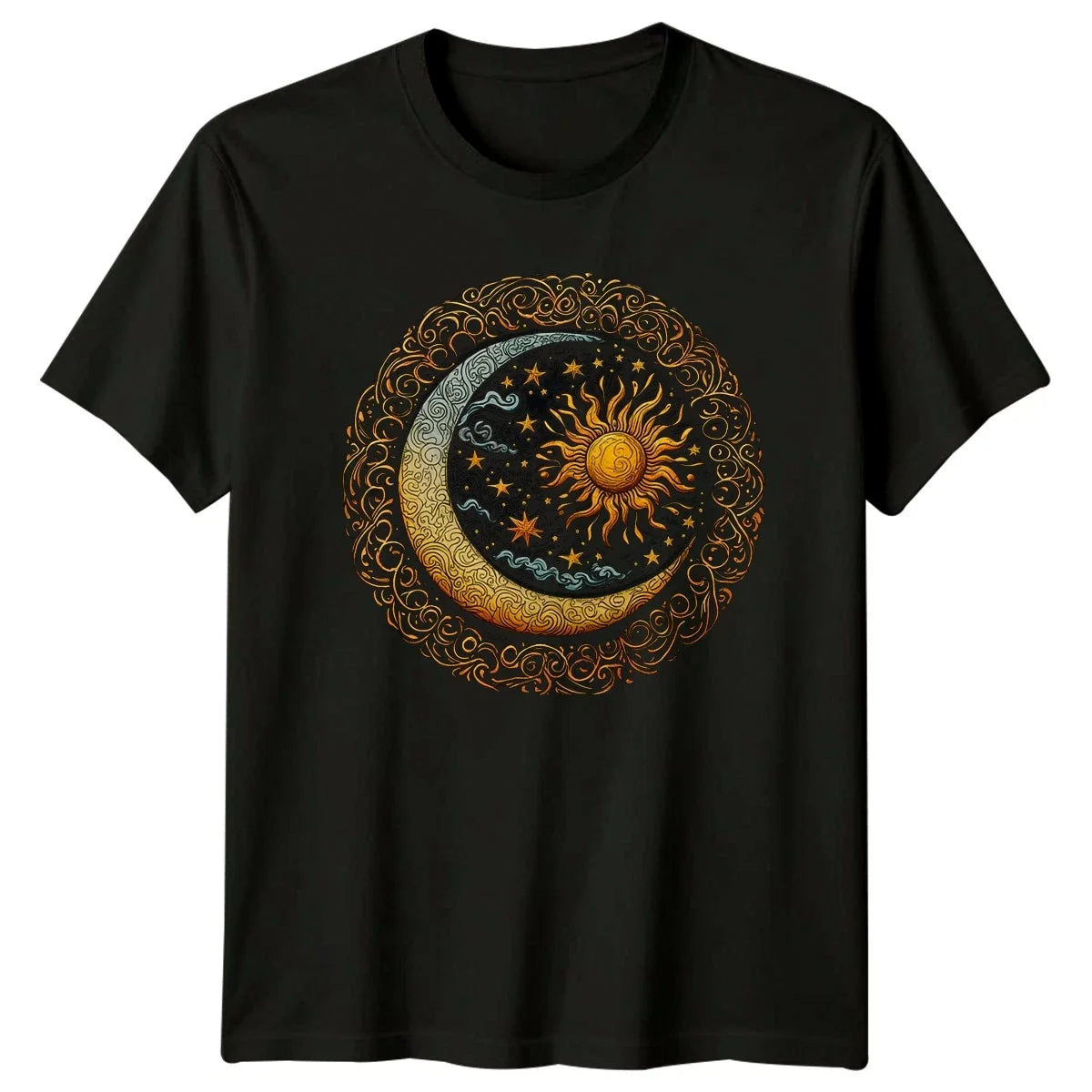 Mystical Sun And Moon Harmony Ornate Astrology And Her Unisex