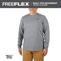 Milwaukee Men's Large Gray Cotton/Polyester Long-Sleeve Hybrid Work Unisex