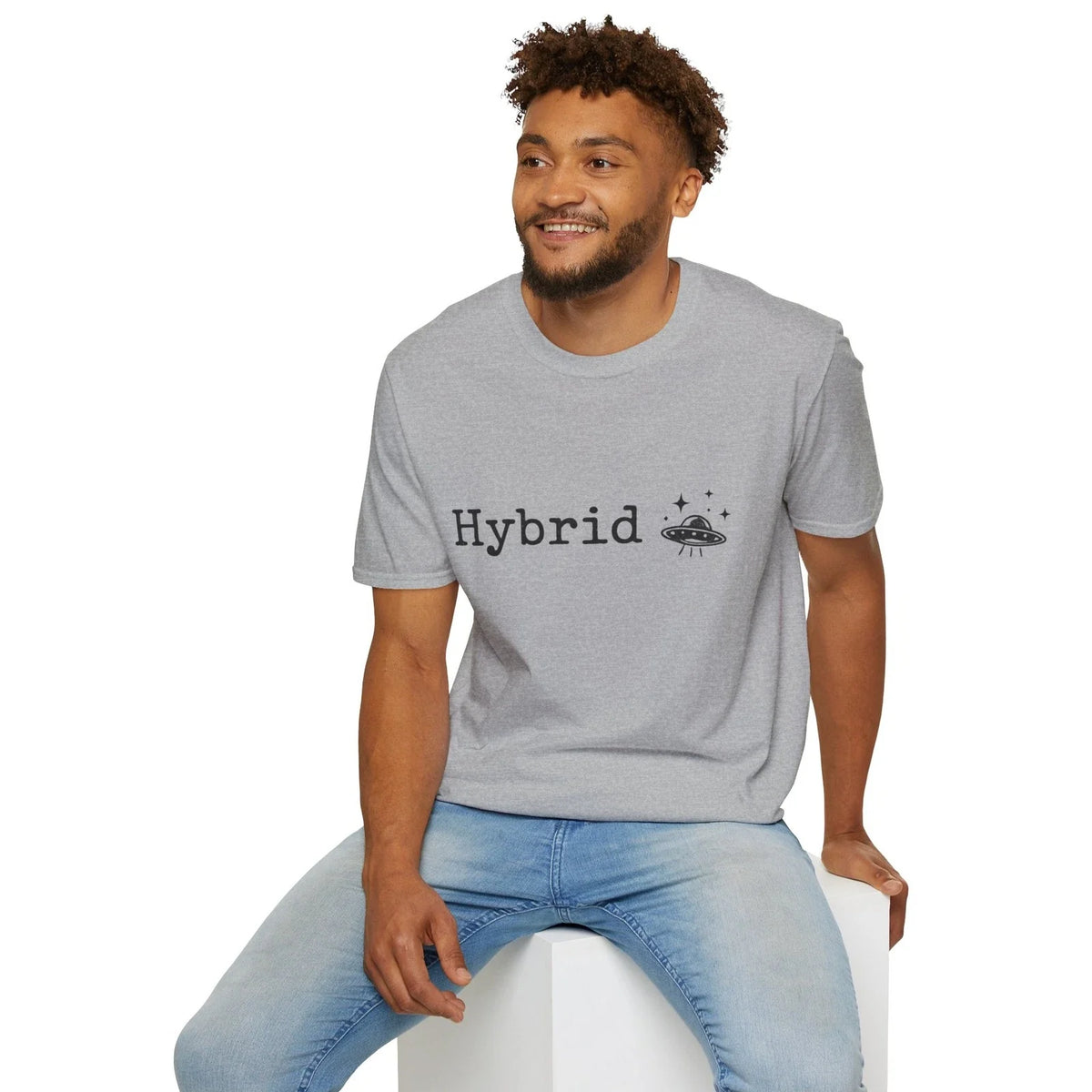 Hybrid Alien Funny Gift UFO | Alien Spaceship Graphic Unisex