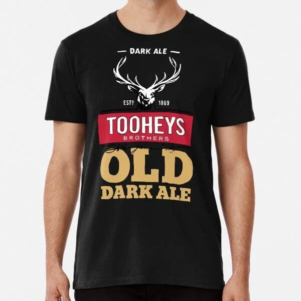 Tooheys Old dark ale POP Classic Premium T- S to 5XL Made in the AU/USA Unisex