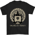 Vikings Valhalla Awaits Valknut Symbol Odin Mens 100% Cotton Unisex