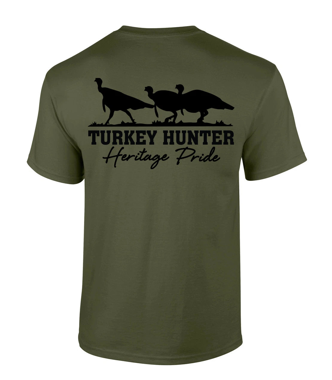 Heritage Pride Turkey Hunter Featuring Three Ocellated Turkeys Mens