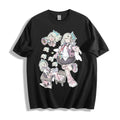 Zenless Zone Zero Chika Tee - Cat Maid Jump Pose Anime Fantasy Unisex