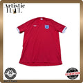 Umbro Men's Red England Football Jersey Size 44 EU Vintage Soccer Shirt Unisex
