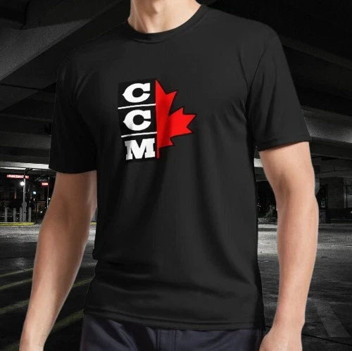 CCM Retro Ice Hockey Logo 3 Active Funny Logo American Men's Unisex