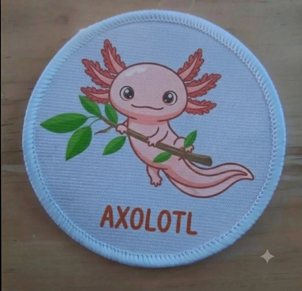 Axolotl Animal Patch Badge Patches Badges