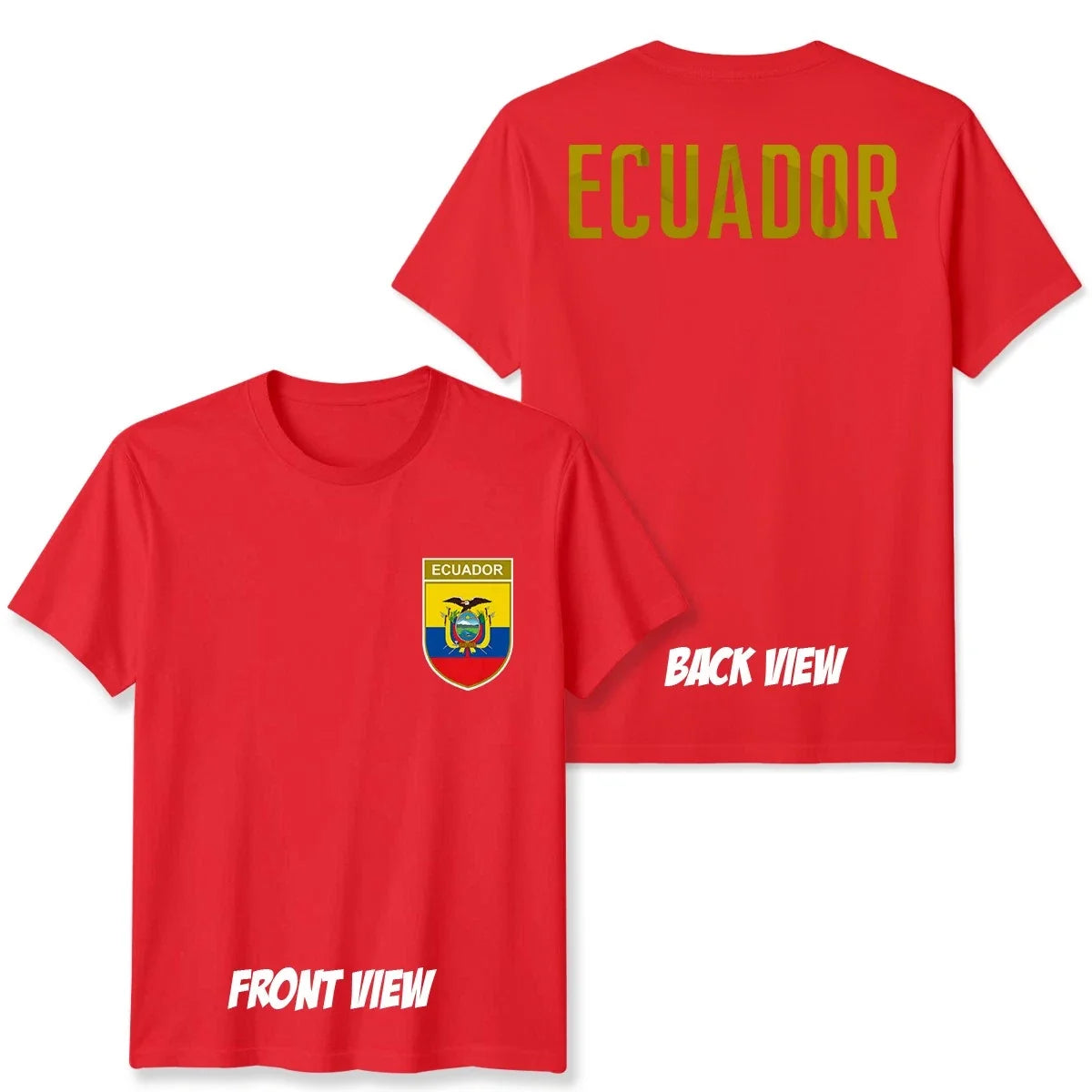 Ecuador Football Unisex Kids Country Pride Soccer Tee #WC Unisex