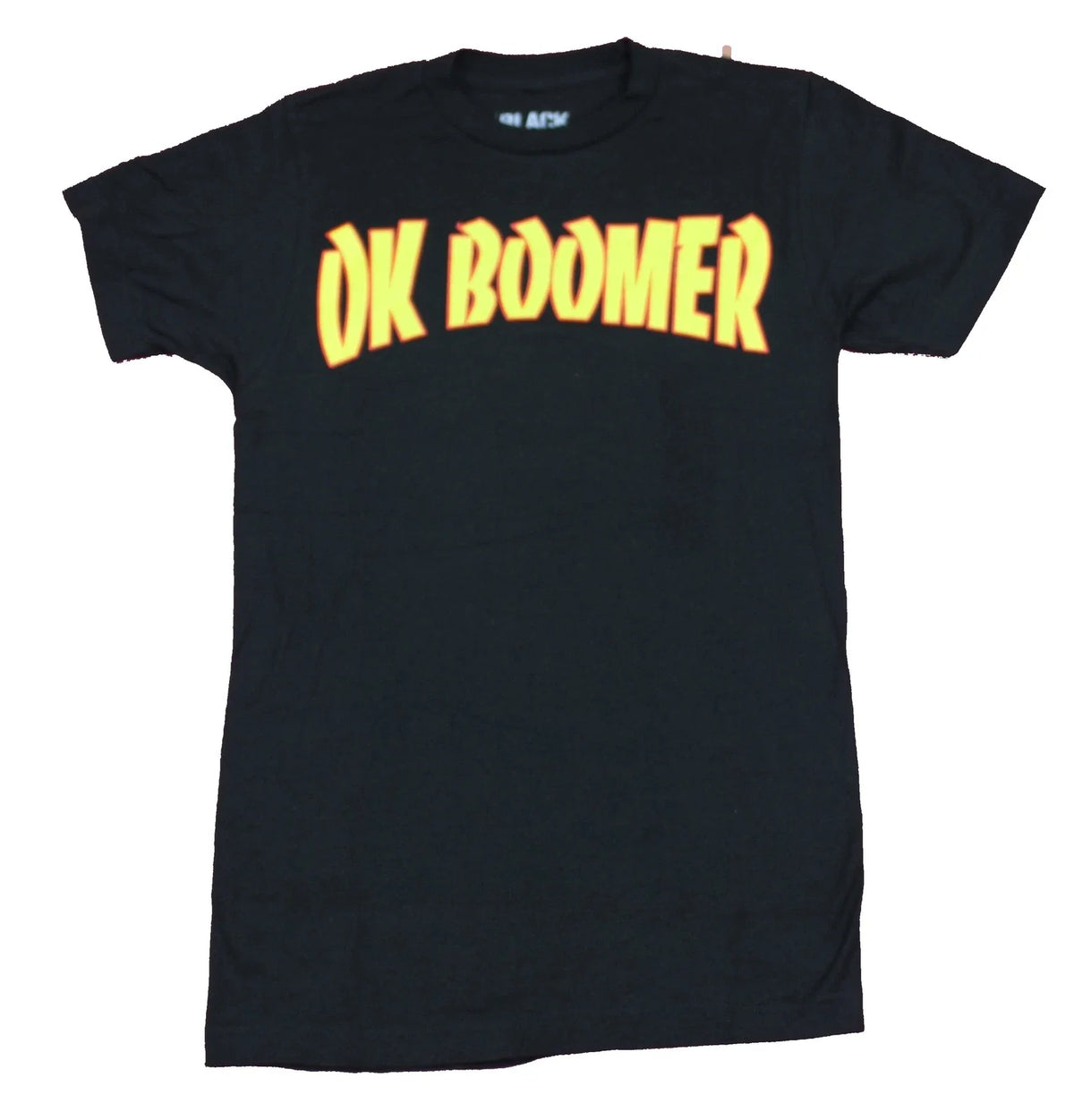 OK Boomer Mens - Simple Yellow Word Logo Unisex