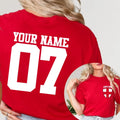 Personalized England Custom Name Number Soccer Team Supporters Fans Top Unisex
