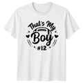 Thats My Boy #12 Womens Youth Football 2026 Birthday Gift For Her Unisex