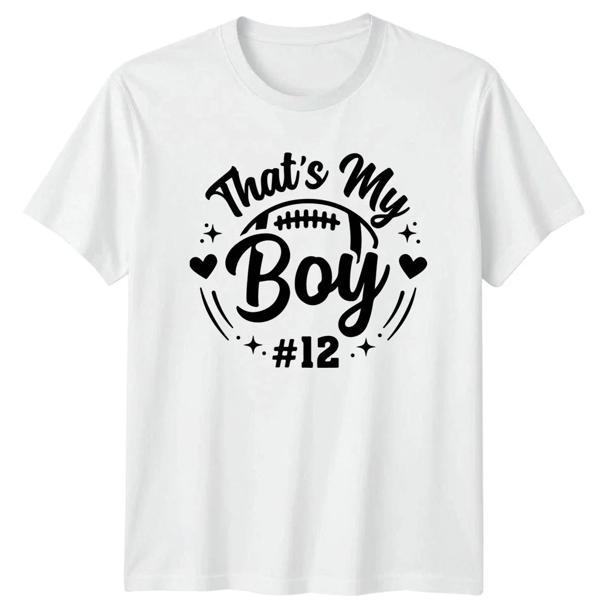 Thats My Boy #12 Womens Youth Football 2026 Birthday Gift For Her Unisex
