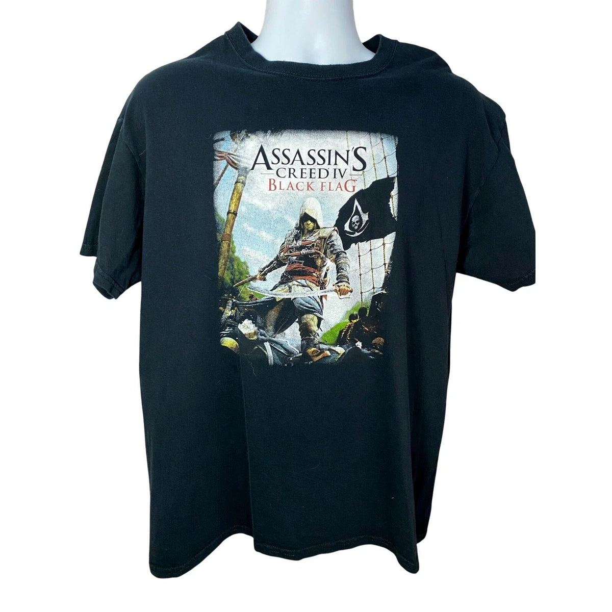 Assassin's Creed IV: Black Flag Graphic Tee | Men's Large | Black Unisex