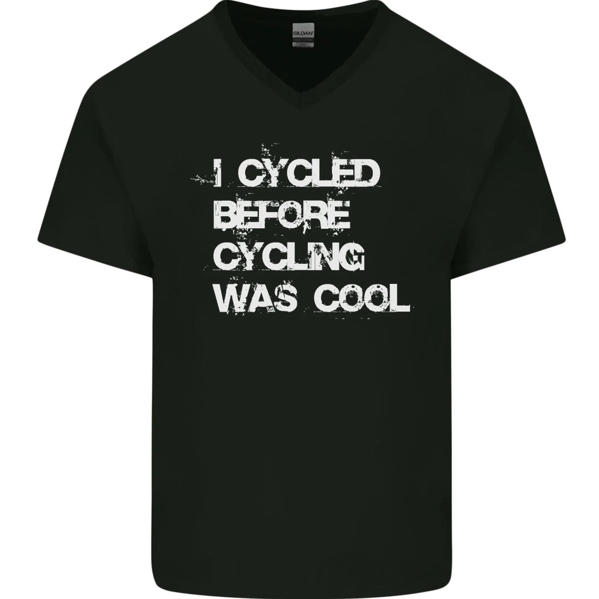 I Cycled Before Cycling was Cool Cycling Mens V-Neck Cotton Unisex