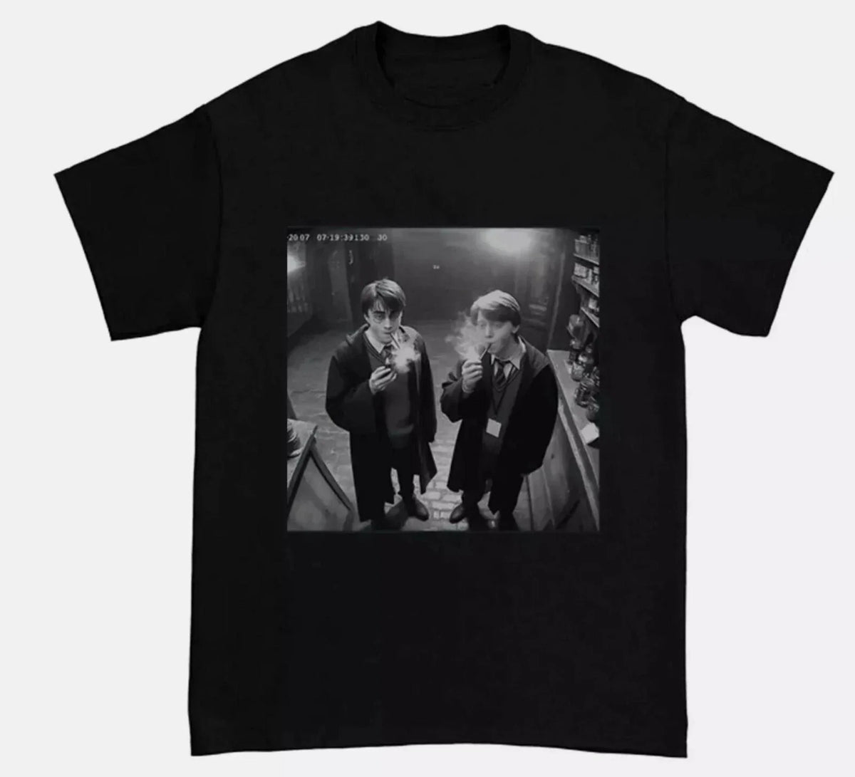 Harry and Ron Smoking Shirt, Potterhead Fan gift Shirt Unisex Unisex