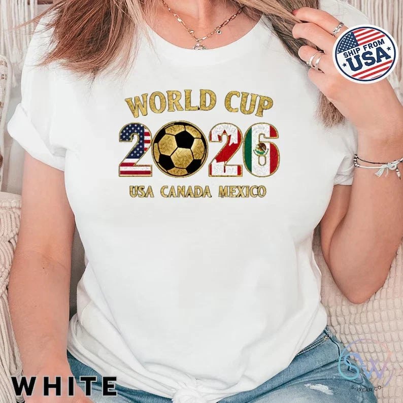2026 World Cup Soccer Fan Shirt, Football Supporter Unisex