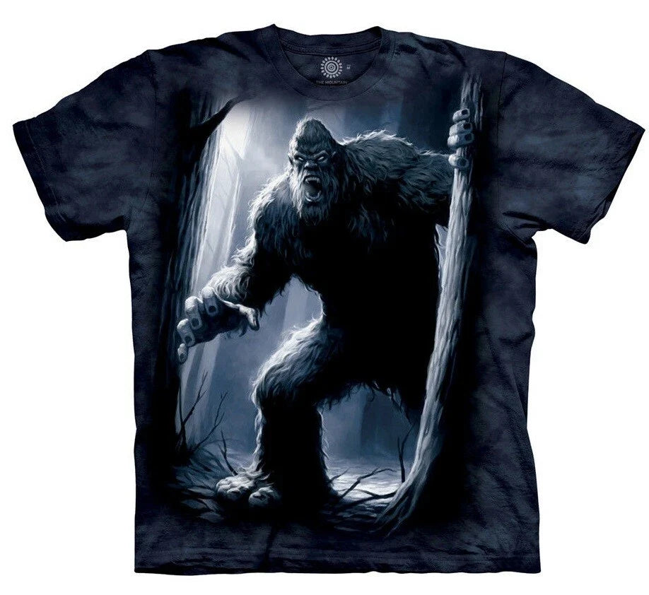 Sasquatch Bigfoot Ape Creature Hairy Man Sighting Blue Mountain S-3X Unisex