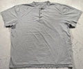 L.L.Bean Henley Mens 2XL XXL Tall Gray Traditional Fit Short Sleeve Tee Unisex