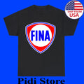 Fina Oil Men's Black Size S to 3XL Unisex