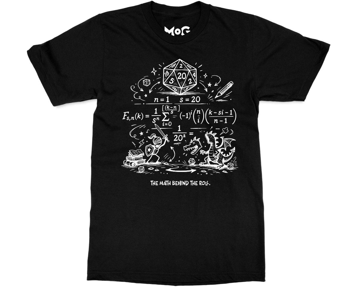 20-Sided Dice Funny Roleplaying Gamer Meme Tee Geeky Shirt for RPG Fans Unisex