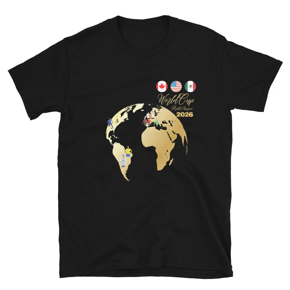 World Cup 2026 soccer Short-Sleeve Unisex World Cup North America 26 Unisex