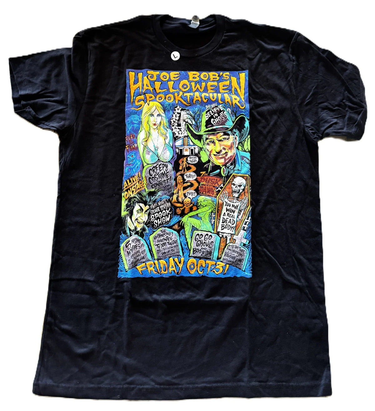 NEW Joe Bobs Halloween Spooktacular 2025 Official Black with Logo Unisex