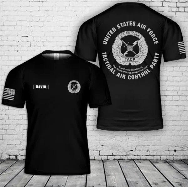 Custom Name US Air Force Special Warfare and Tactical Air Control Party (TACP) 3 Unisex