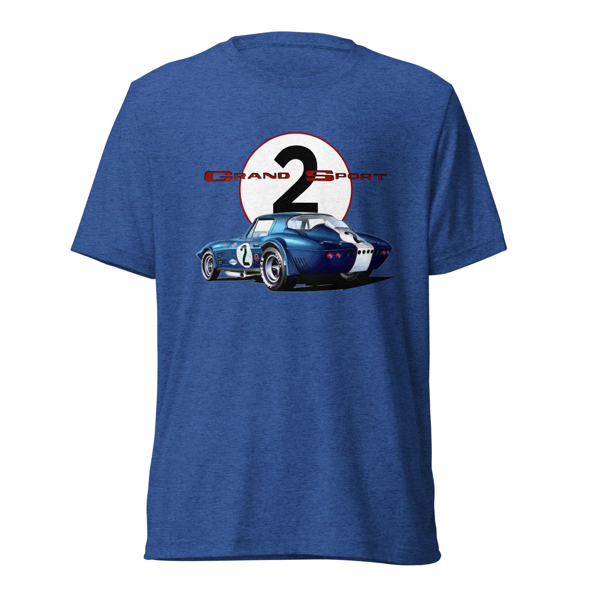 1963 vette Grand Sport Racer Vintage Race Car Short sleeve tri-blend Unisex
