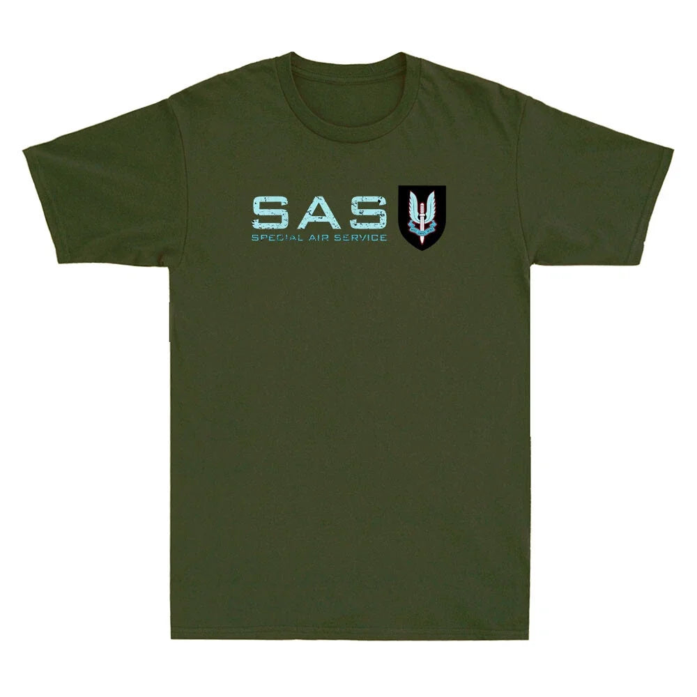 UK SAS Special Air Service British Army Special Forces Vintage Men's Tee Unisex